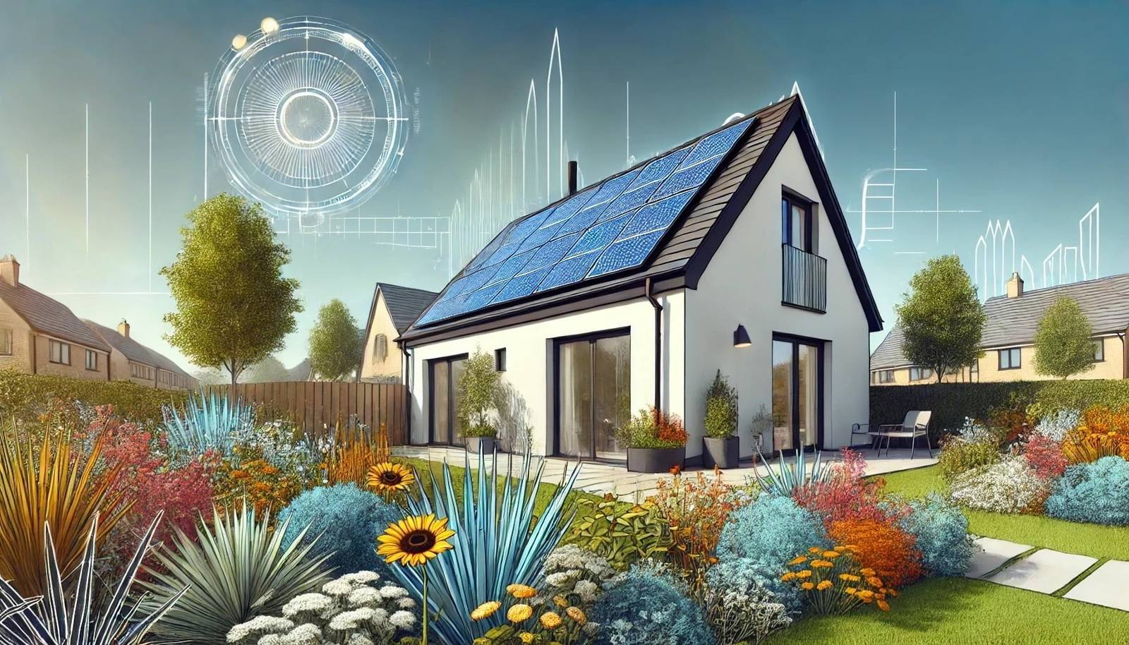 Solar panel on adjustable stand with protractor indicating tilt angles, illuminated by sunbeams showcasing energy absorption efficiency.